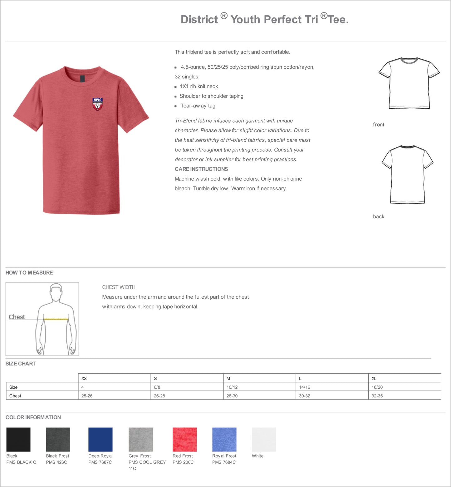 Youth Perfect Tri ® Tee
