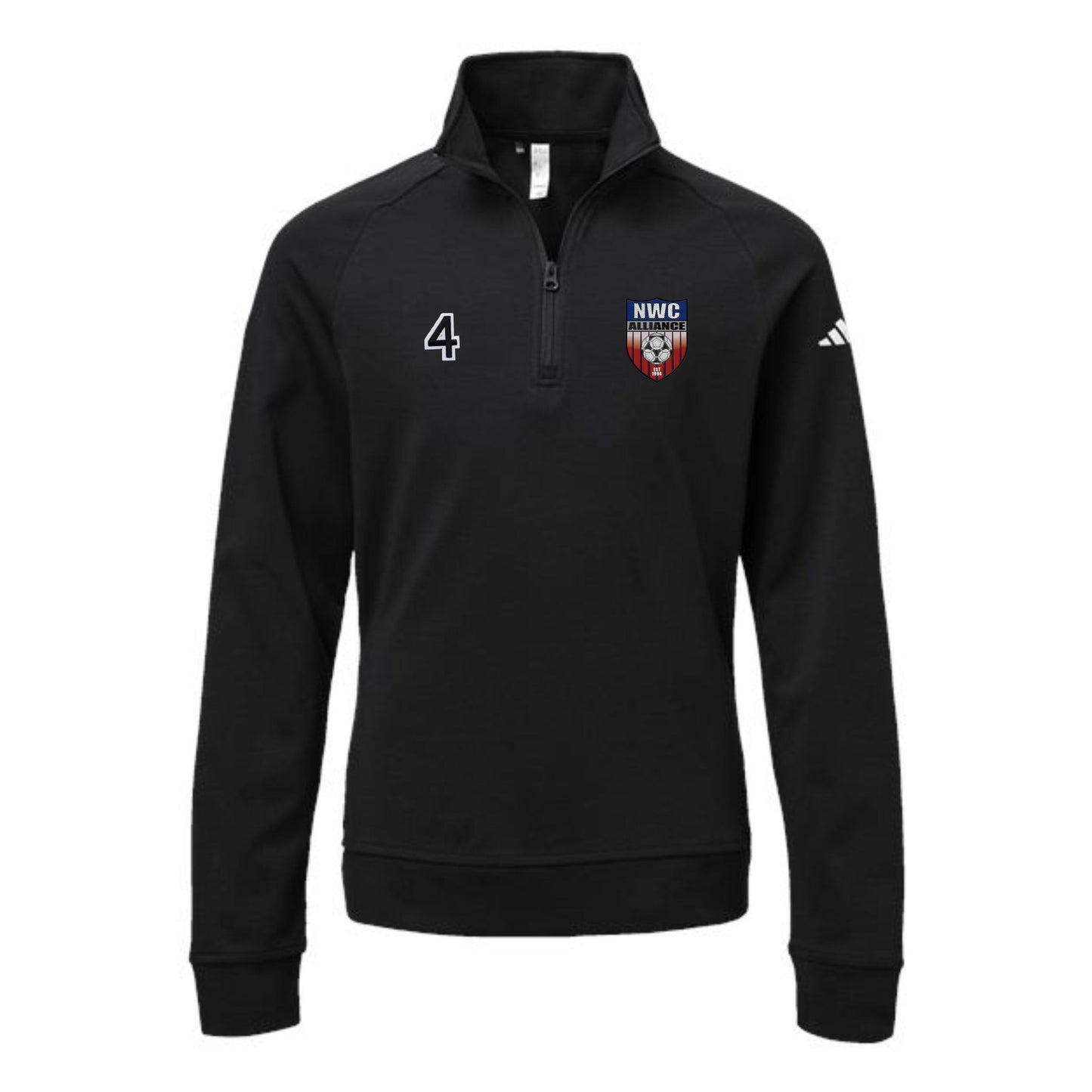 Adidas - Youth Quarter-Zip Pullover